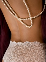 Bracli Atame: Perlenkette, perlmutt