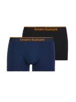 Bruno Banani Quick Access: Short 2er Pack, schwarz/orange//blau/orange
