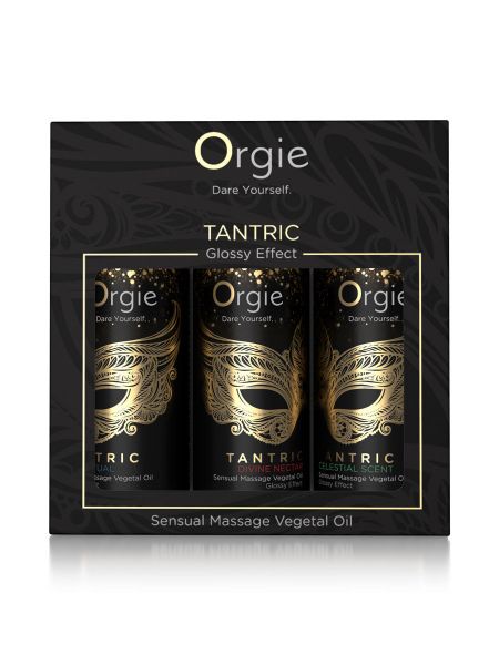 Orgie Tantric Mini Size Sensual Massage Oil Set: Massageöl-Set (3 x 30ml)