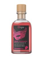 Orgie Lips Massage Kit Strawberry: Massageöl-Set Erdbeere (100ml)