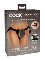 King Cock Comfy Body Dock: Strap-On Harness, schwarz