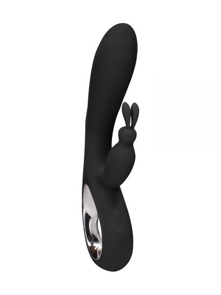 Rechargeable Lily: Bunny-Vibrator, schwarz