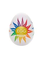 Tenga Egg Shiny Pride Edition: Einweg-Masturbator 6er Pack, weiß