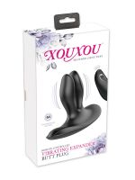 XOUXOU Vibrating Expander Butt Plug: Vibro-Analplug, schwarz