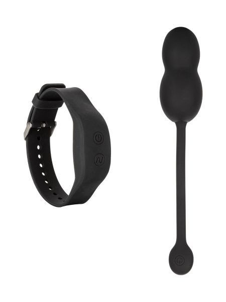 Wristband Remote Ultra-Soft Kegel: Vibro-Duo-Liebeskugel, schwarz