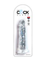 King Cock Clear 8": Naturdildo, transparent