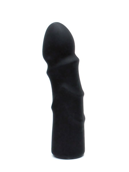 Silikon-Dildo für Strap-On (14cm), schwarz